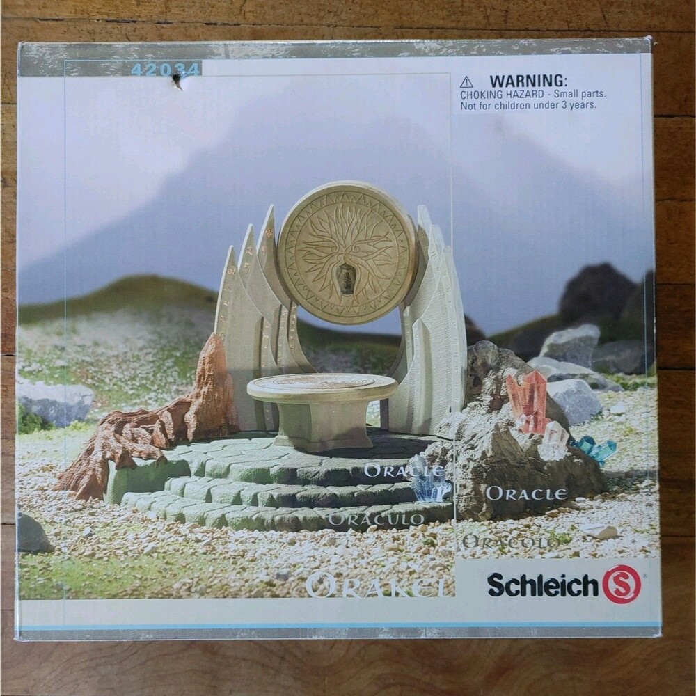 NEW IN BOX RARE RETIRED 2008 SCHLEICH ORACLE #42034 Bayala Elf Fantasy Temple